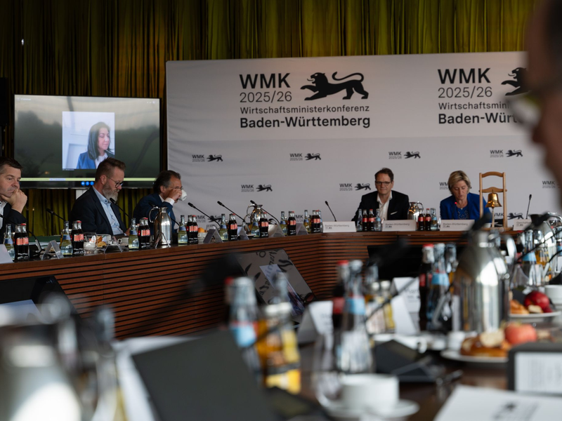 Wirtschaftsministerkonferenz in Stuttgart. (Foto aktuell). - Foto: Markus Lenhardt/dpa
