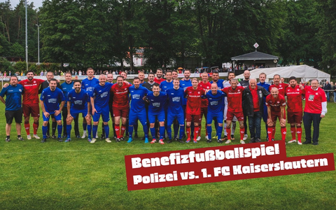 POL-PPWP: Kicken für den guten Zweck - Foto: presseportal.de