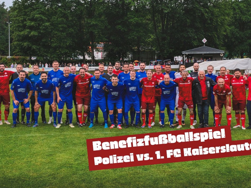 POL-PPWP: Kicken für den guten Zweck - Foto: presseportal.de