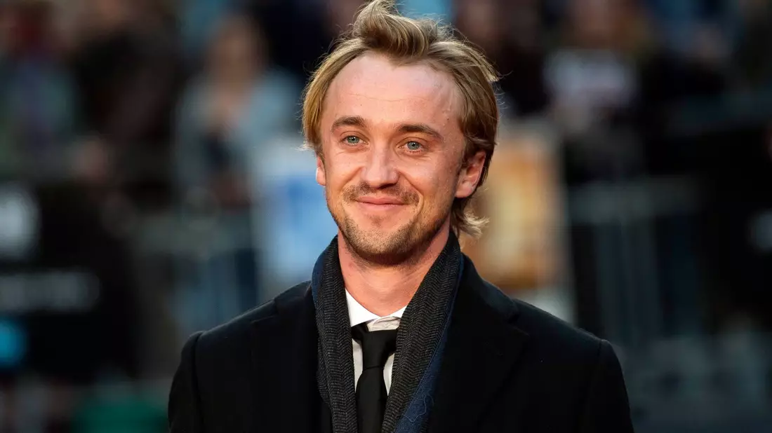 Als Draco mit platinblondem Haar - privat auch ohne - Bild: Will Oliver/EPA/dpa
