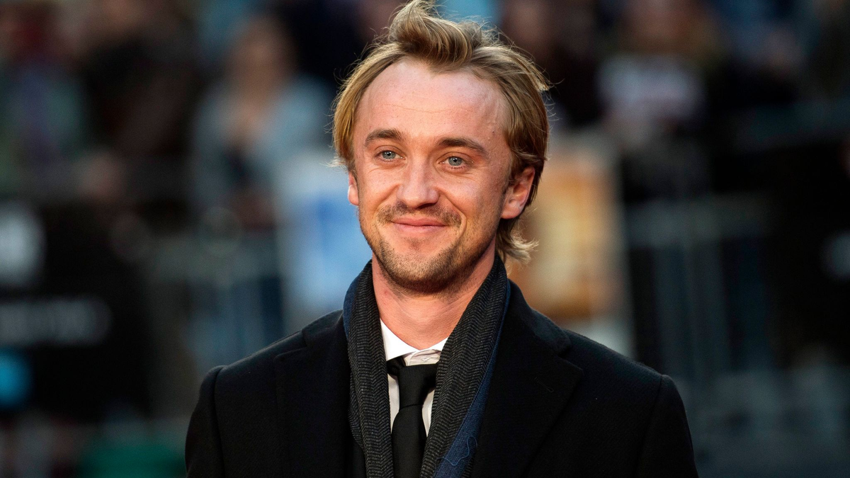 Als Draco mit platinblondem Haar - privat auch ohne - Foto: Will Oliver/EPA/dpa