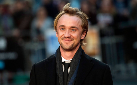 Als Draco mit platinblondem Haar - privat auch ohne - Foto: Will Oliver/EPA/dpa