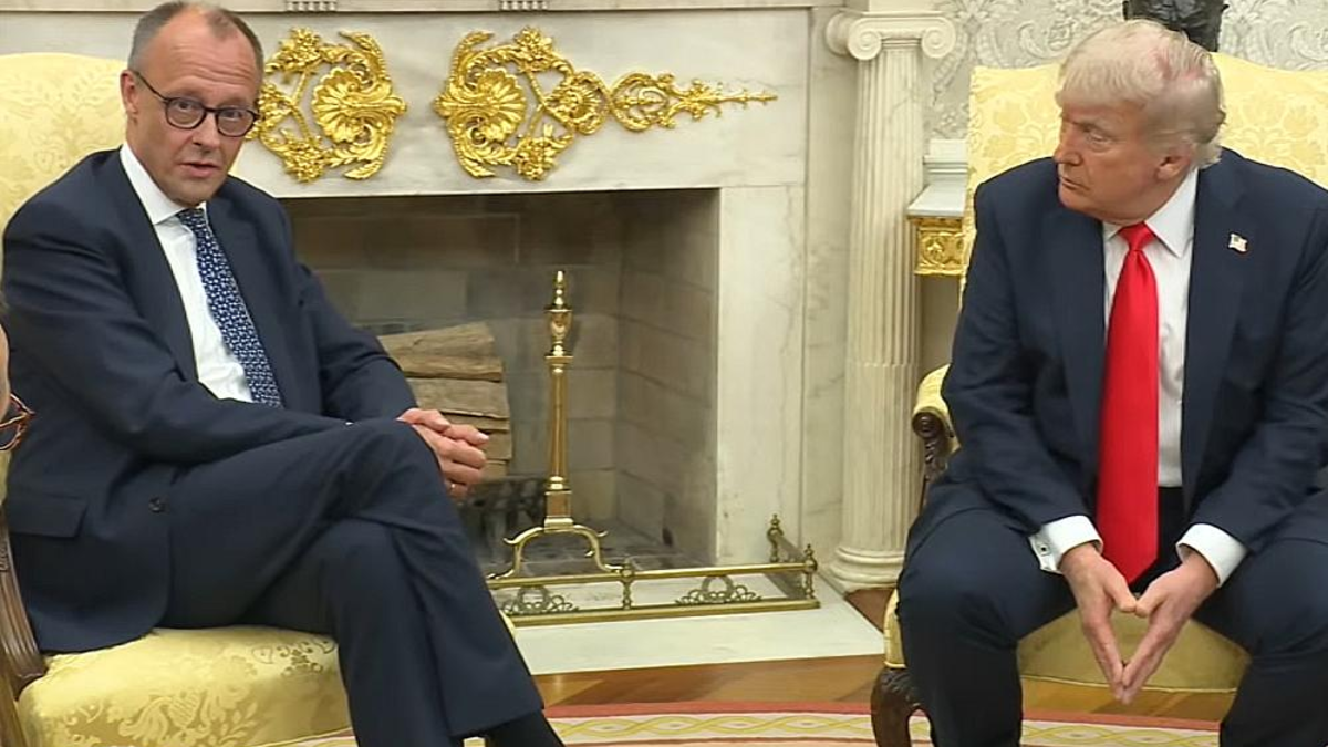 Friedrich Merz und Donald Trump am 05.06.2025 - Foto: über dts Nachrichtenagentur