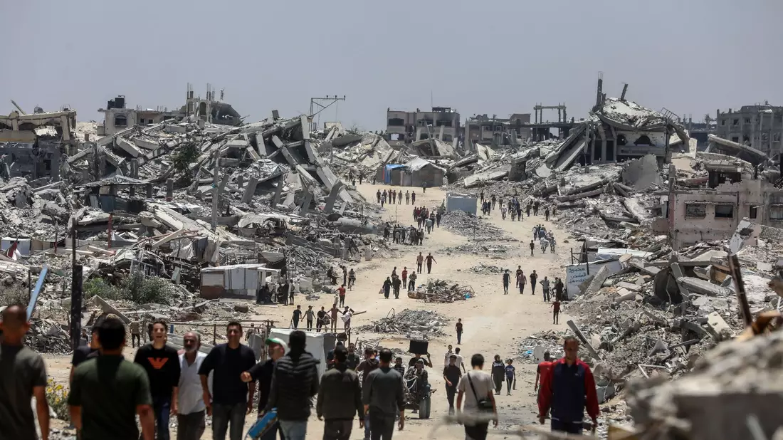 Experten warnten schon früh vor anarchischen Verhältnissen in Gaza. (Archivbild) - Bild: Rizek Abdeljawad/XinHua/dpa