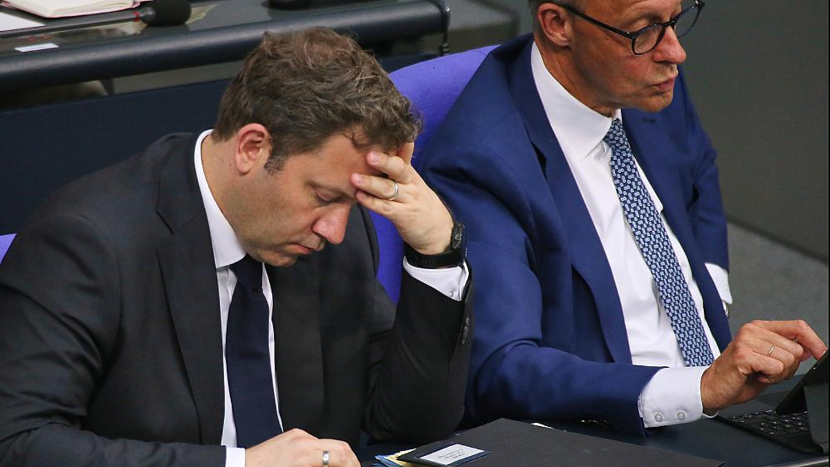 Lars Klingbeil und Friedrich Merz am 04.06.2025 - Foto: über dts Nachrichtenagentur