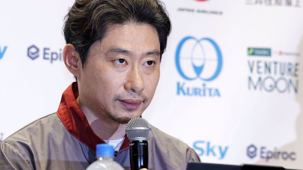 Der japanische ispace-Chef Hakamada musste erneut ein Scheitern verkünden.   - Foto: -/Kyodo News/dpa