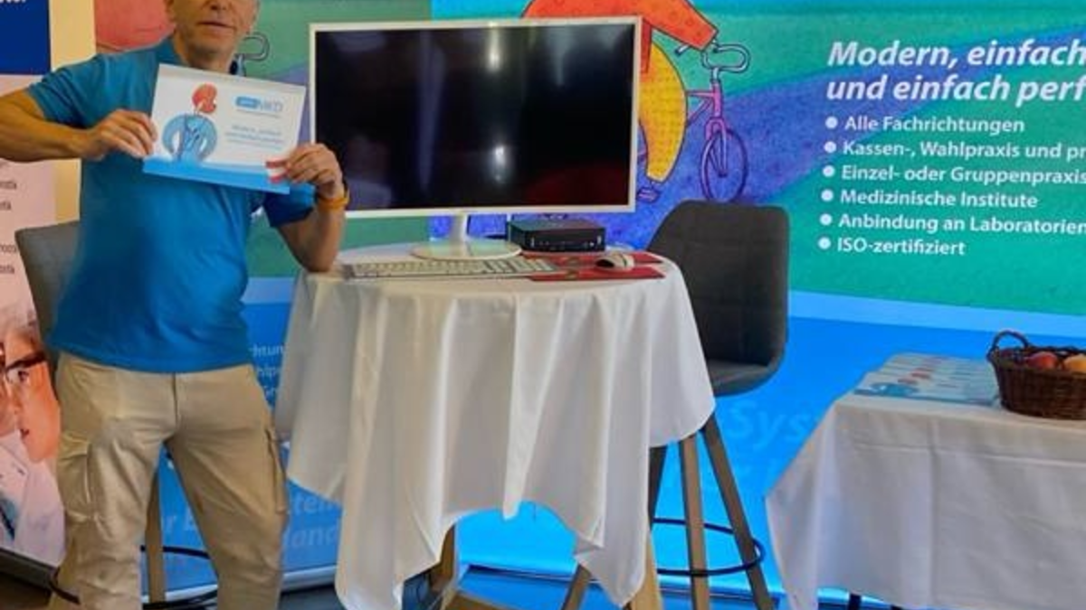 ganyMED bei Ärztetagen in Grado 2025 - Foto: Kutschera-Datentechnik über pressetext.de