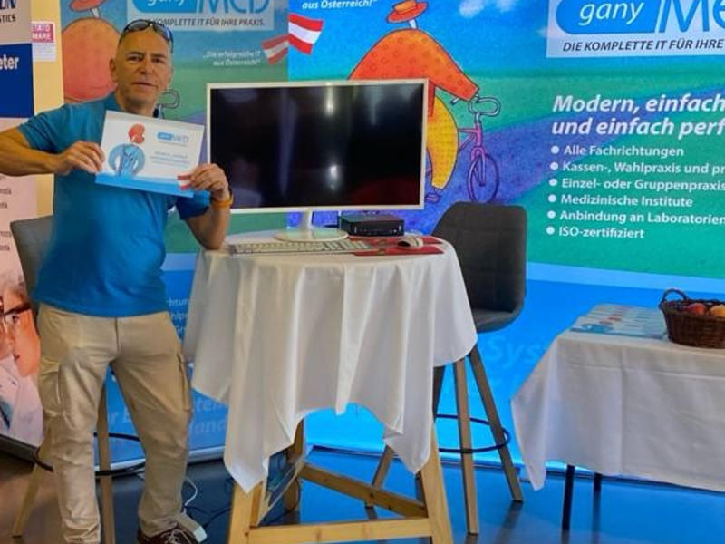 ganyMED bei Ärztetagen in Grado 2025 - Foto: Kutschera-Datentechnik über pressetext.de