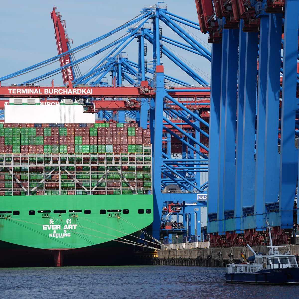 Weniger Ausfuhren «Made in Germany» im April (Archivbild) - Foto: Marcus Brandt/dpa