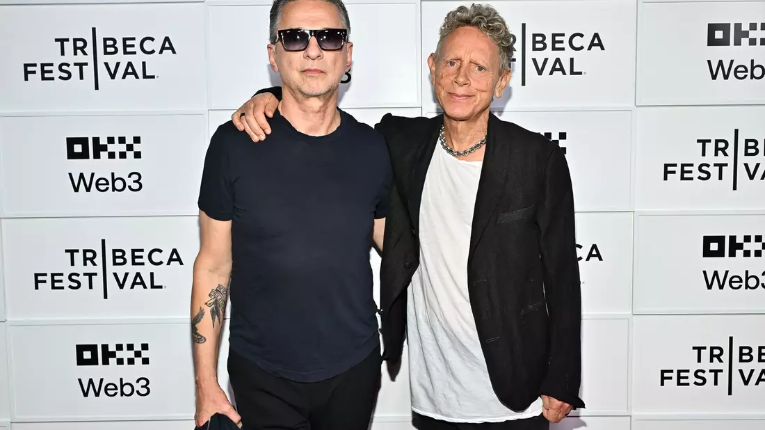 Auf dem Tribeca Festival in New York hat «Depeche Mode» im Abspann ihres Konzertfilms ein bisher unveröffentlichtes Lied abgespielt. - Bild: Evan Agostini/Invision via AP/dpa