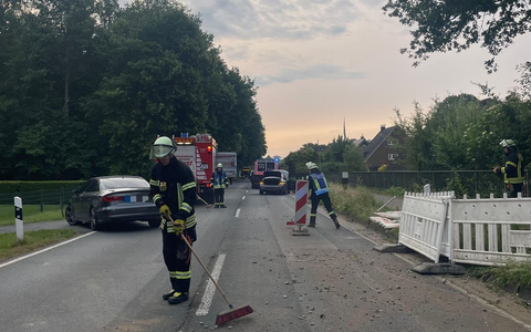 FW-Schermbeck: Unfall auf der Dorstener Straße - Foto: presseportal.de