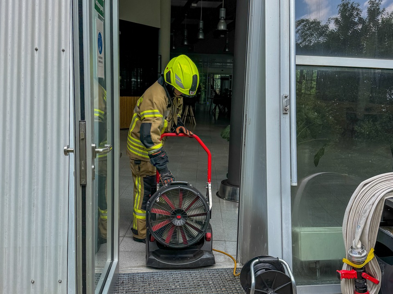 FW-DT: Ausgelöste Brandmeldeanlage - Foto: presseportal.de