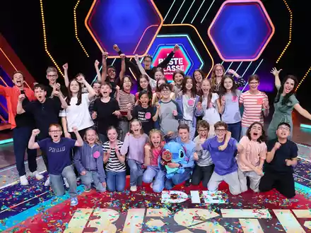 Die 7d der Leibnizschule aus Wiesbaden ist Die beste Klasse Deutschlands / Superfinale mit prominenten Gästen bildete den Höhepunkt der Frühjahrsstaffel 2025 - Foto: presseportal.de