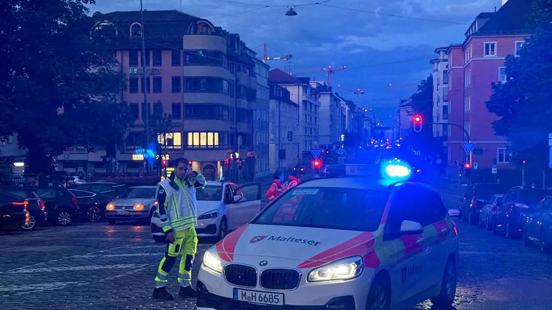 An der Theresienwiese schoss die Polizei auf die Frau.  - Bild: - Paul/Vifogra/dpa