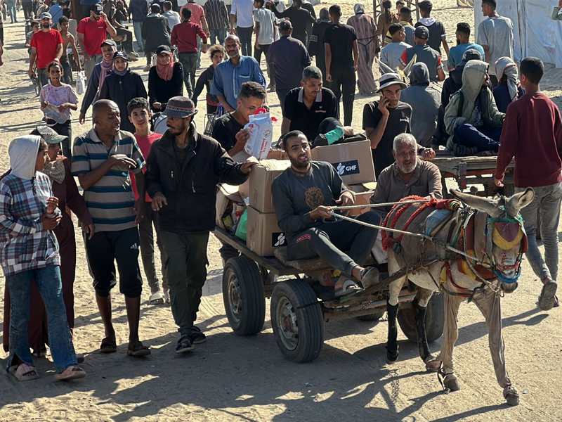 Die Stiftung GHF will zwei ihrer Hilfszentren wieder öffnen. (Archivbild) - Foto: Abdullah Abu Al-Khair/APA Images via ZUMA Press Wire/dpa