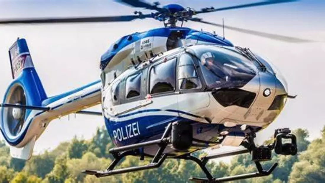 POL-PDLD: Erfolgreiche Personensuche, Polizeihubschrauber über Bornheim bei Landau - Bild: presseportal.de
