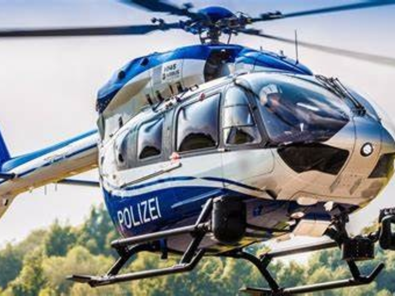 POL-PDLD: Erfolgreiche Personensuche, Polizeihubschrauber über Bornheim bei Landau - Foto: presseportal.de
