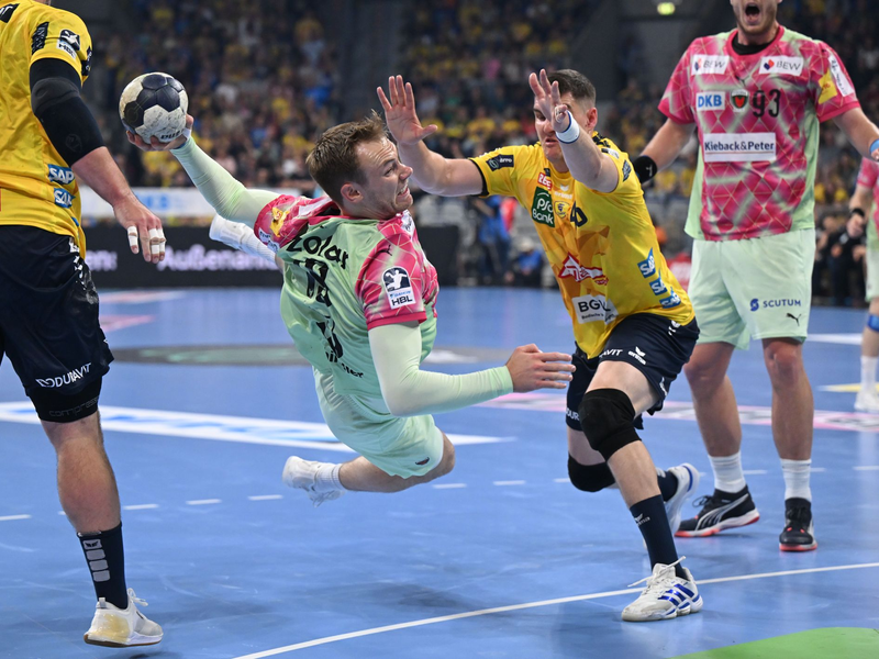 Mathias Gidsel wird bei den Füchsen erneut zum Erfolgsfaktor.  - Foto: Uli Deck/dpa