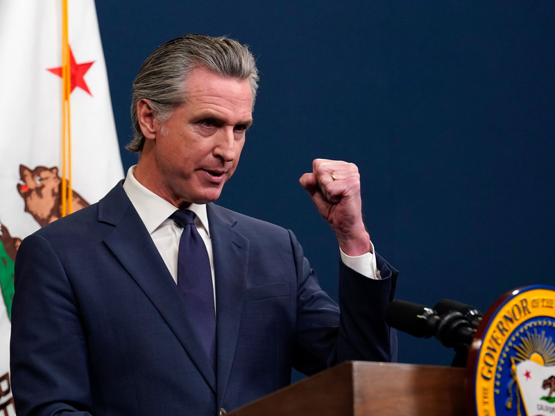 Gegen den erklärten Willen von Gouverneur Newsom hat Trump am Wochenende seine Macht demonstriert und den Einsatz der Nationalgarde befohlen. - Foto: Rich Pedroncelli/AP/dpa