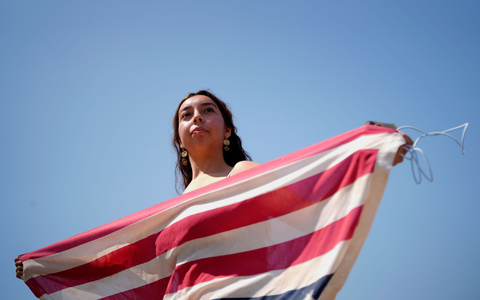 Auch heute gibt es Proteste in Los Angeles.  - Foto: Eric Thayer/AP/dpa
