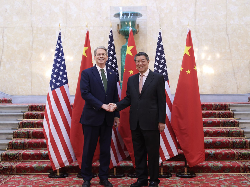 Delegationen der USA und China verhandelten zwei Tage in London. (Archivbild)  - Foto: Li Ying/XinHua/dpa