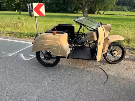 POL-COE: Billerbeck, K38/ Dreirädriges Kleinkraftrad kommt von Straße ab - Foto: presseportal.de