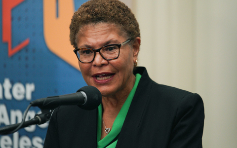 Bürgermeisterin Bass will nicht, dass die von ihr geführte Stadt ein Testfall für Trumps Migrationskurs wird. (Archivbild) - Foto: Richard Vogel/AP/dpa