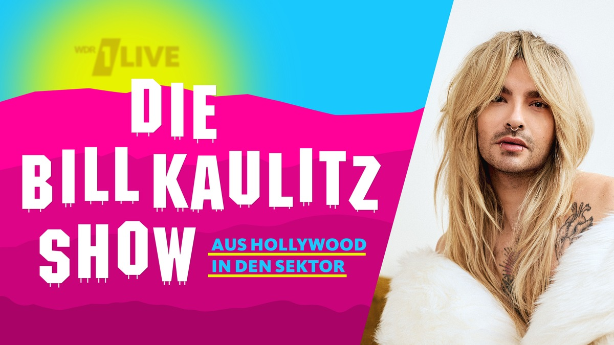Bill Kaulitz moderiert am 19. Juni eine Show bei 1LIVE - Foto: presseportal.de