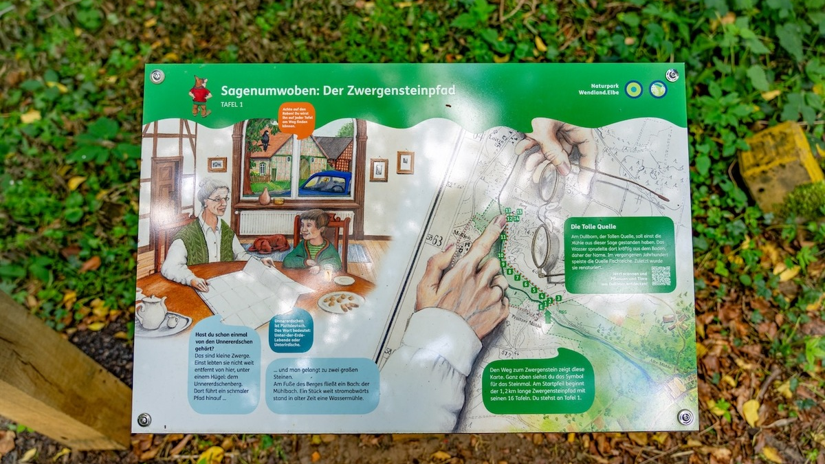 Auf dem Zwergensteinpfad unterwegs: Märchenhaft wandern im Wendland - Foto: presseportal.de