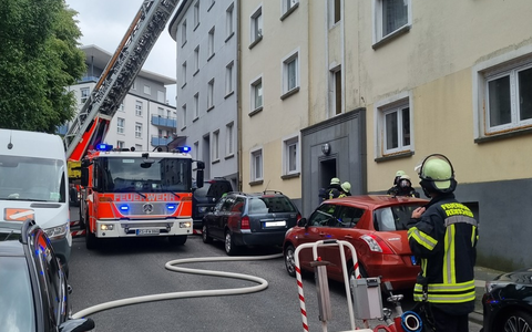 FW-RS: Zimmerbrand in der Remscheider Innenstadt - Foto: presseportal.de
