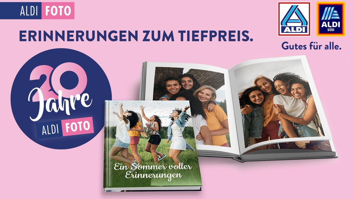 Großes Jubiläum, kleine Preise: ALDI FOTO feiert 20 Jahre - Foto: presseportal.de
