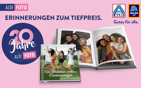 Großes Jubiläum, kleine Preise: ALDI FOTO feiert 20 Jahre - Foto: presseportal.de