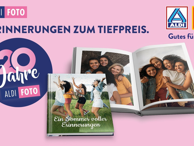 Großes Jubiläum, kleine Preise: ALDI FOTO feiert 20 Jahre - Foto: presseportal.de