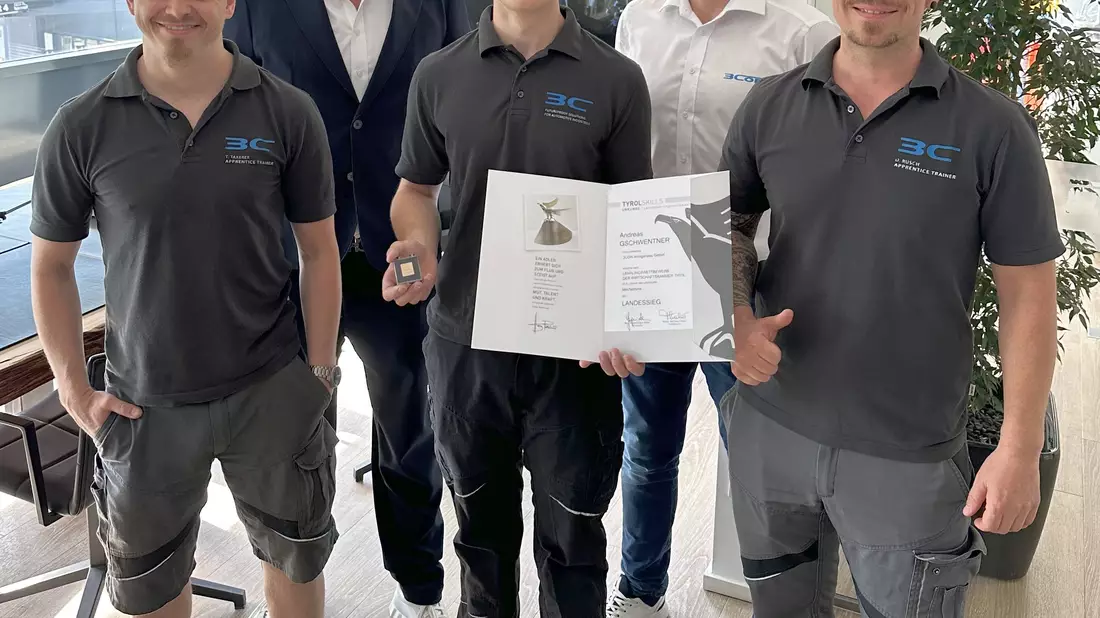 3CON-Landessieg bei Tyrol Skills - Bild: 3CON Anlagenbau GmbH über pressetext.de