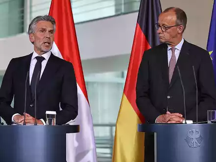 Dick Schoof und Friedrich Merz am 10.06.2025 - Foto: über dts Nachrichtenagentur