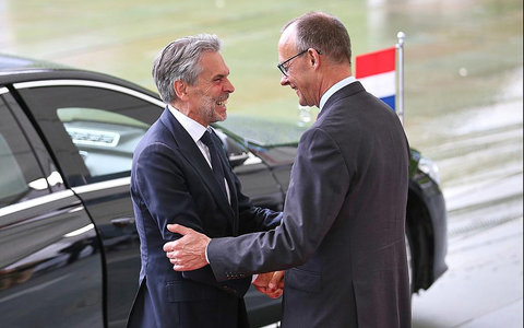 Dick Schoof und Friedrich Merz am 10.06.2025 - Foto: über dts Nachrichtenagentur