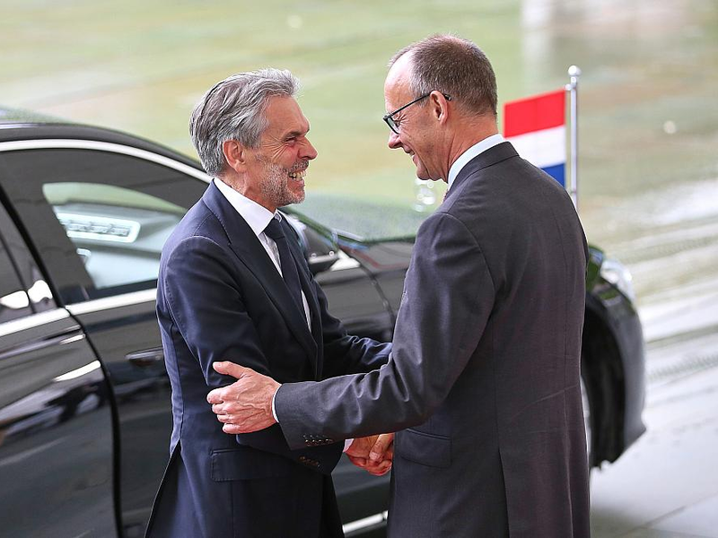 Dick Schoof und Friedrich Merz am 10.06.2025 - Foto: über dts Nachrichtenagentur