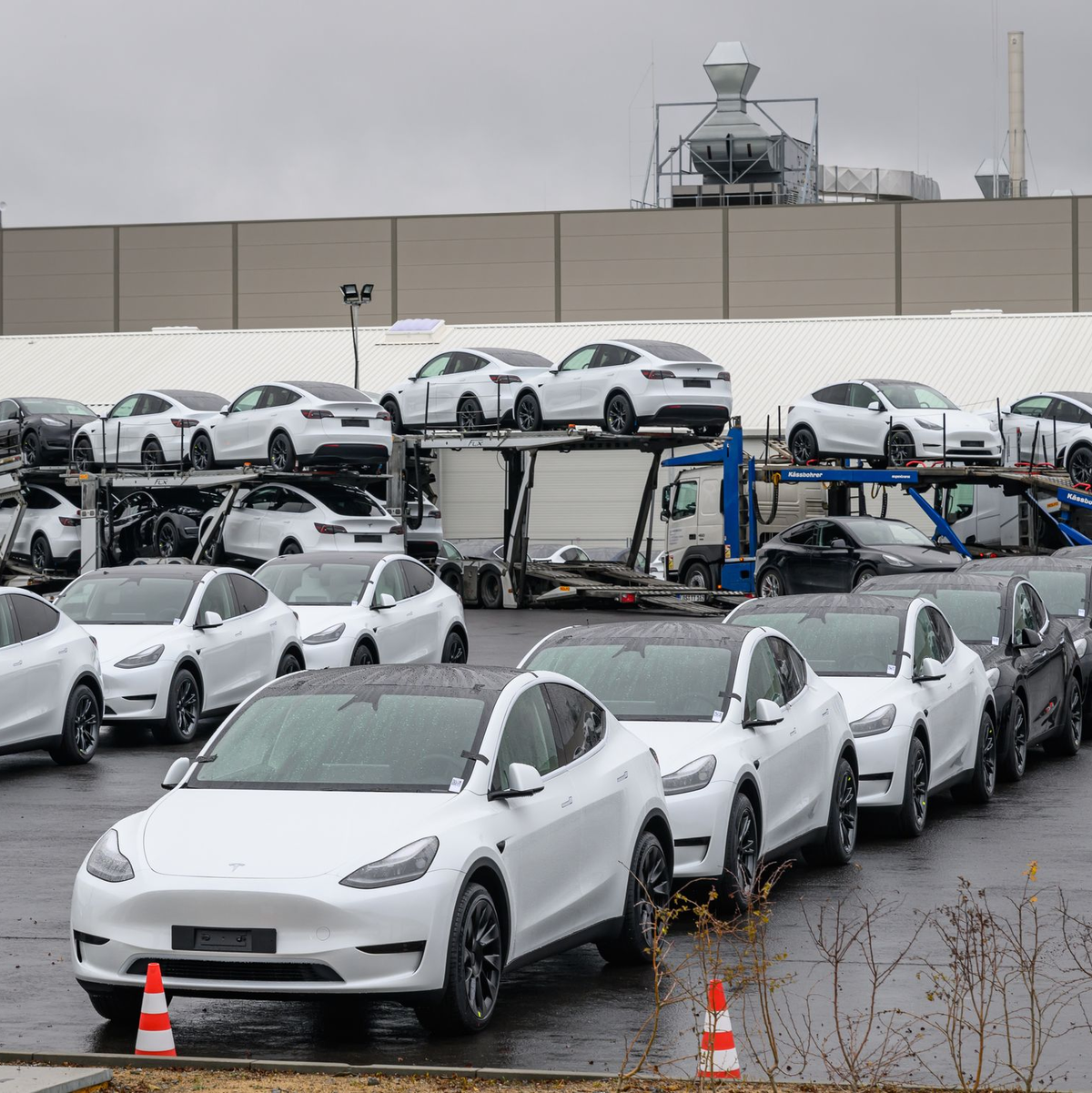 Tesla verbucht einen Verkaufsrekord. - Foto: Patrick Pleul/dpa