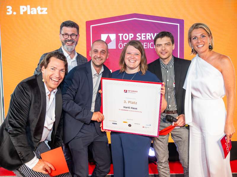 HARTL HAUS: 3. beim TSÖ-2025-Ranking - Foto: C.Husar/TSÖ (Abdruck honorarfrei) über pressetext.de