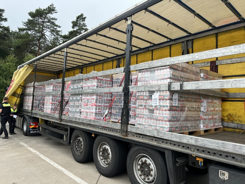 POL-HK: A7 / Walsrode: Hohe Beanstandungsquote bei Kontrolle der Ladungssicherung (Fotos anbei) - Foto: presseportal.de