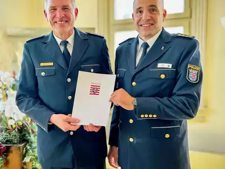 POL-DA: Lampertheim/Viernheim: Martin Weinbach ist der neue Chef der Polizeistation - Foto: presseportal.de