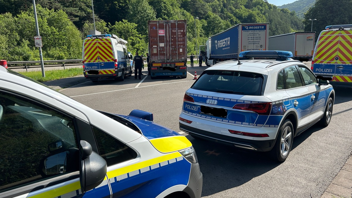 POL-PDLD: Schwerverkehrskontrolle - Foto: presseportal.de