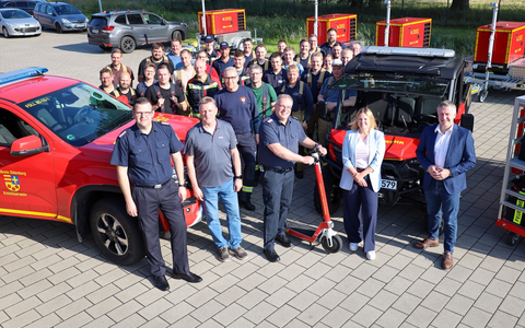 FW-OLL: Fachzug Vegetationsbrandbekämpfung erfolgreich alarmiert und erprobt - Foto: presseportal.de FW-OLL: Fachzug Vegetationsbrandbekämpfung erfolgreich alarmiert und erprobt - Foto: presseportal.de