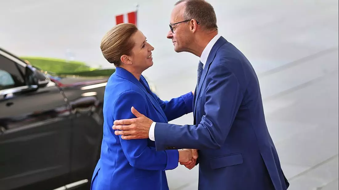 Mette Frederiksen und Friedrich Merz am 11.06.2025 - Bild: über dts Nachrichtenagentur
