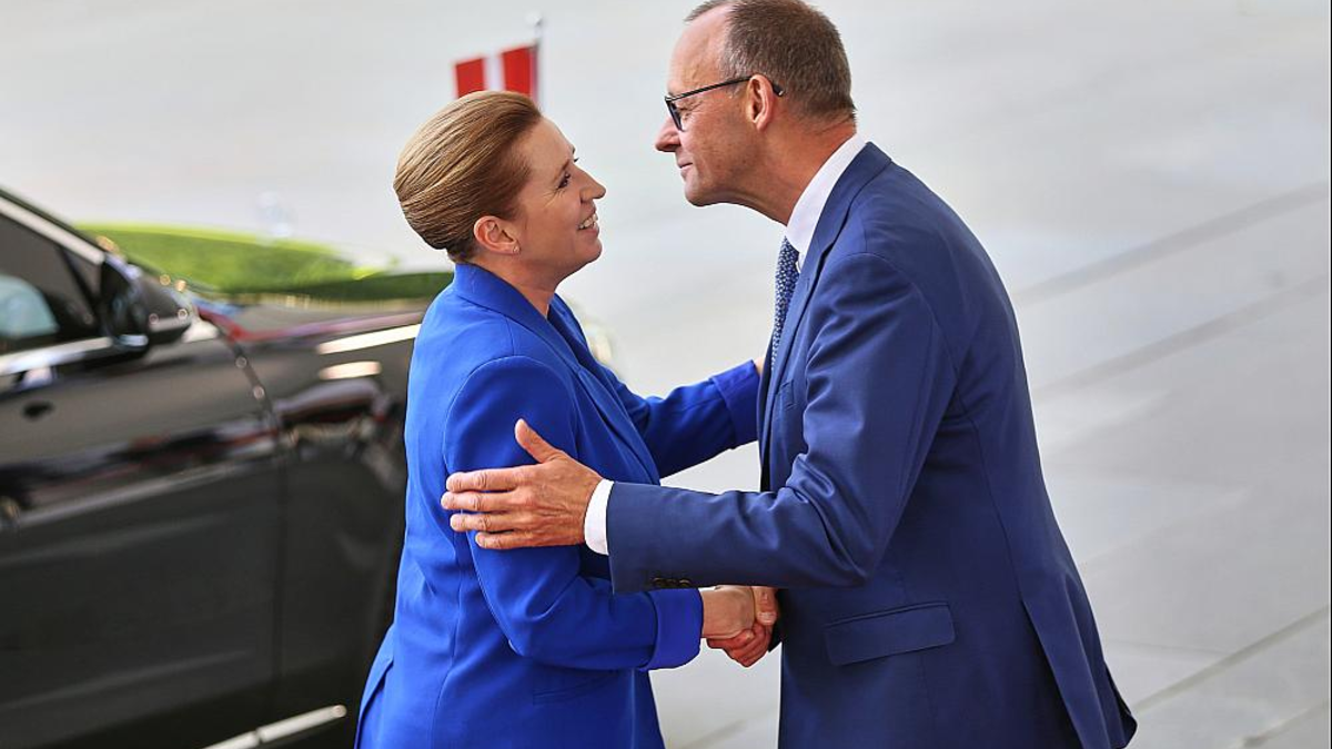 Mette Frederiksen und Friedrich Merz am 11.06.2025 - Foto: über dts Nachrichtenagentur
