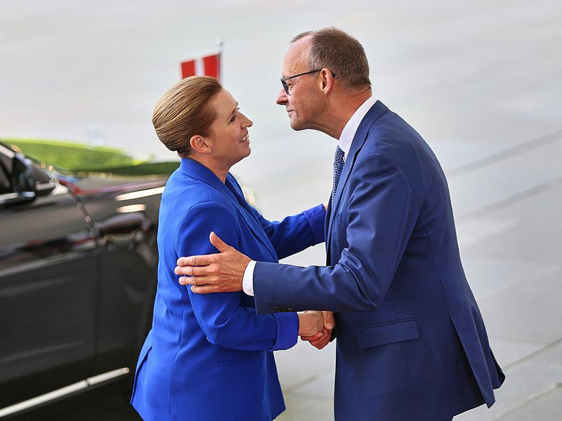 Mette Frederiksen und Friedrich Merz am 11.06.2025 - Foto: über dts Nachrichtenagentur