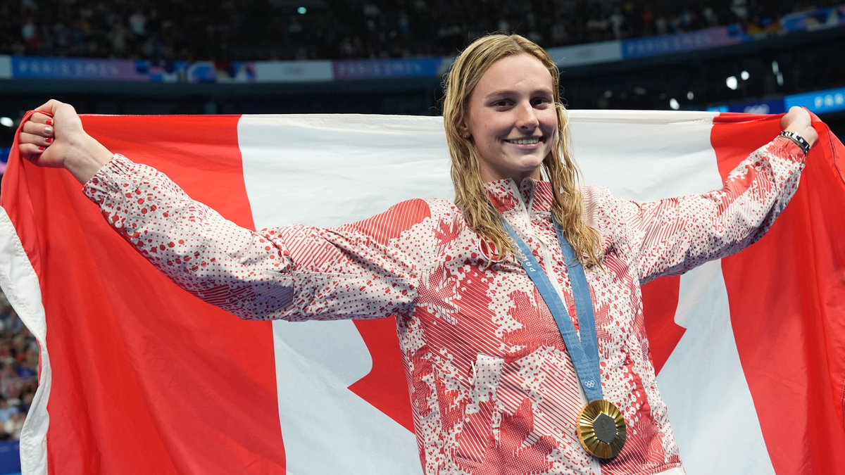 Summer McIntosh ist Olympiasiegerin und Weltrekordhalterin. - Foto: Marcus Brandt/dpa