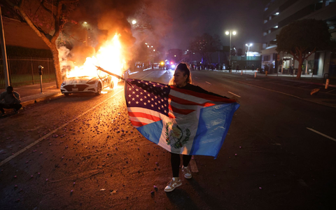 Solche Bilder können FIFA-Chef Infantino vor dem Start der Club-WM nicht gefallen. - Foto: Ethan Swope/FR171736 AP/dpa