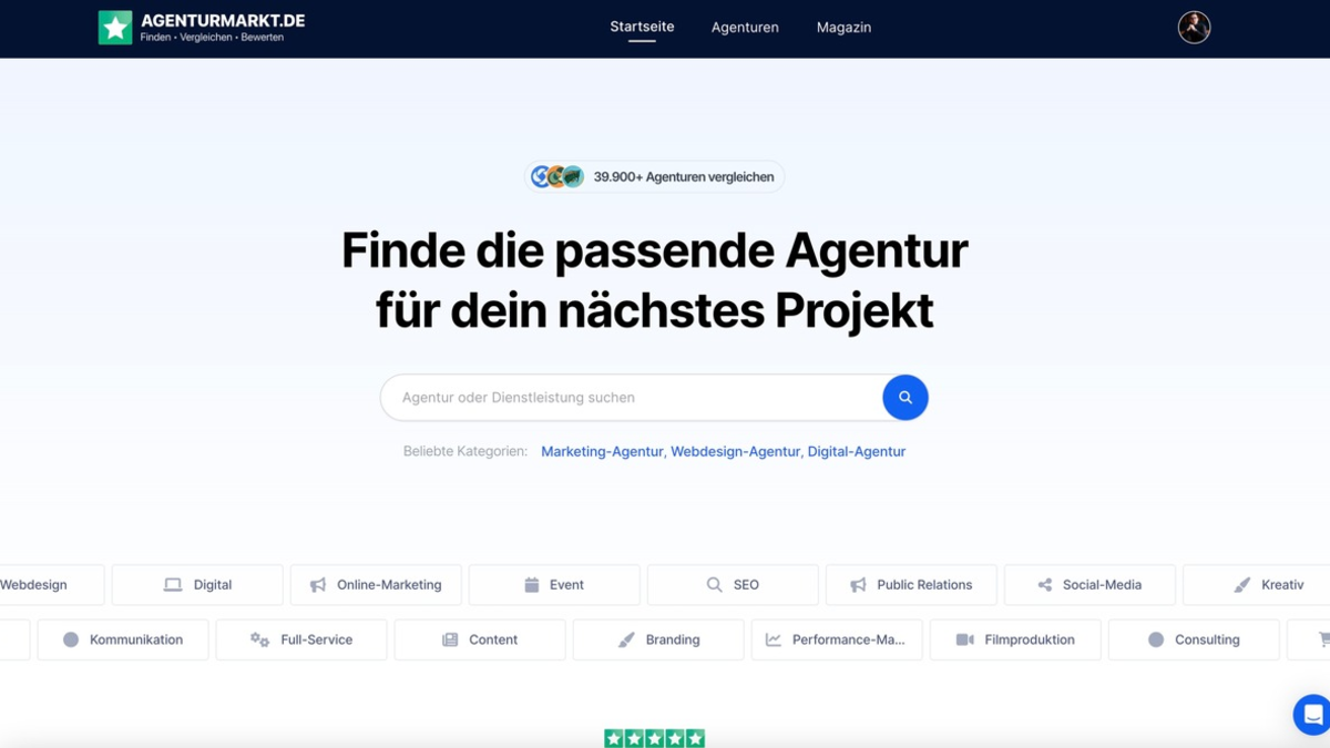 Agenturmarkt.de startet mit 40.000 Agenturen: Neue Vergleichs- und Bewertungsplattform für Dienstleister vorgestellt - Foto: presseportal.de