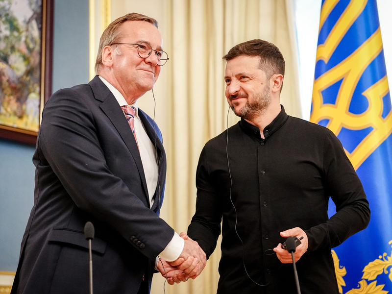 Ukraine-Krieg - Pistorius in Kiew - Foto: Kay Nietfeld/dpa